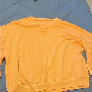 Bright Orange Crewneck Sweatshirt